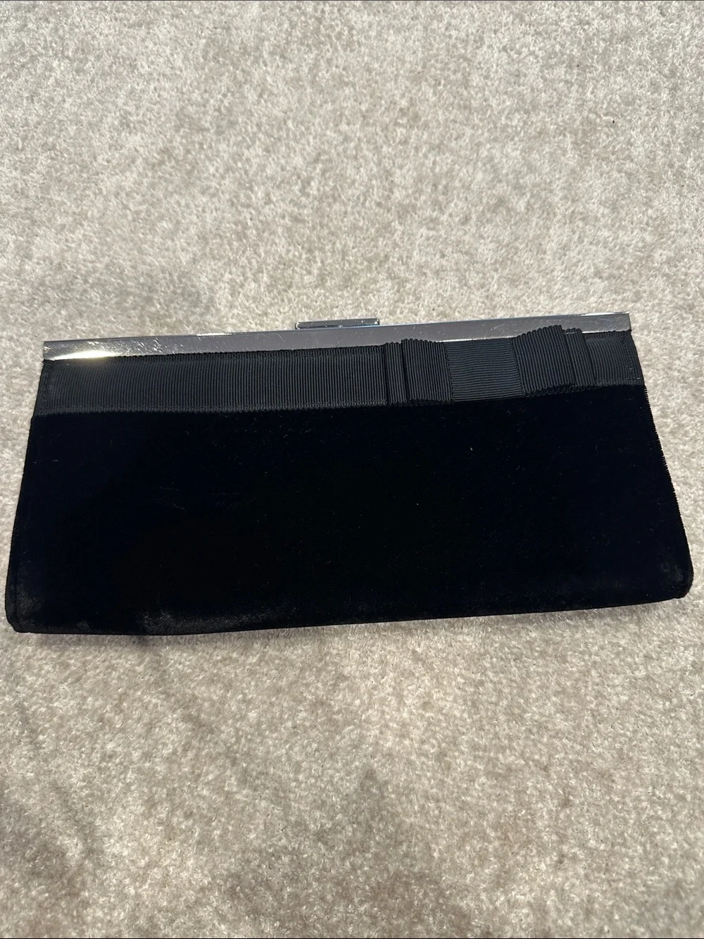 Banana Republic Cream Interior Frame Clutch
